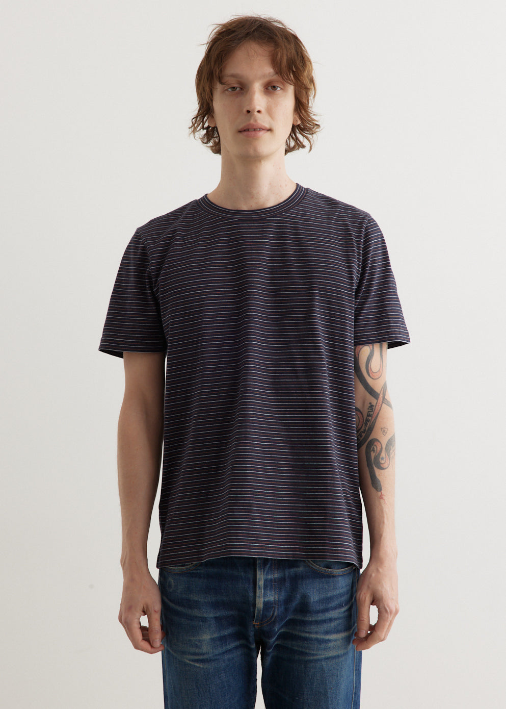 Men's Dark Navy Aymeric Iak Graphic T-Shirt - Comfortable Cotton Casual Tee for Streetwear, Gaming & Everyday Outfits