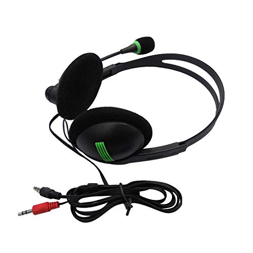 Meiyan 3.5mm Computer Headset with 270° Adjustable Boom Mic - Noise Cancelling Gaming Headphones for PC, Laptop, Call Center & Online Meetings (Ideal for Work from Home & Remote Learning)