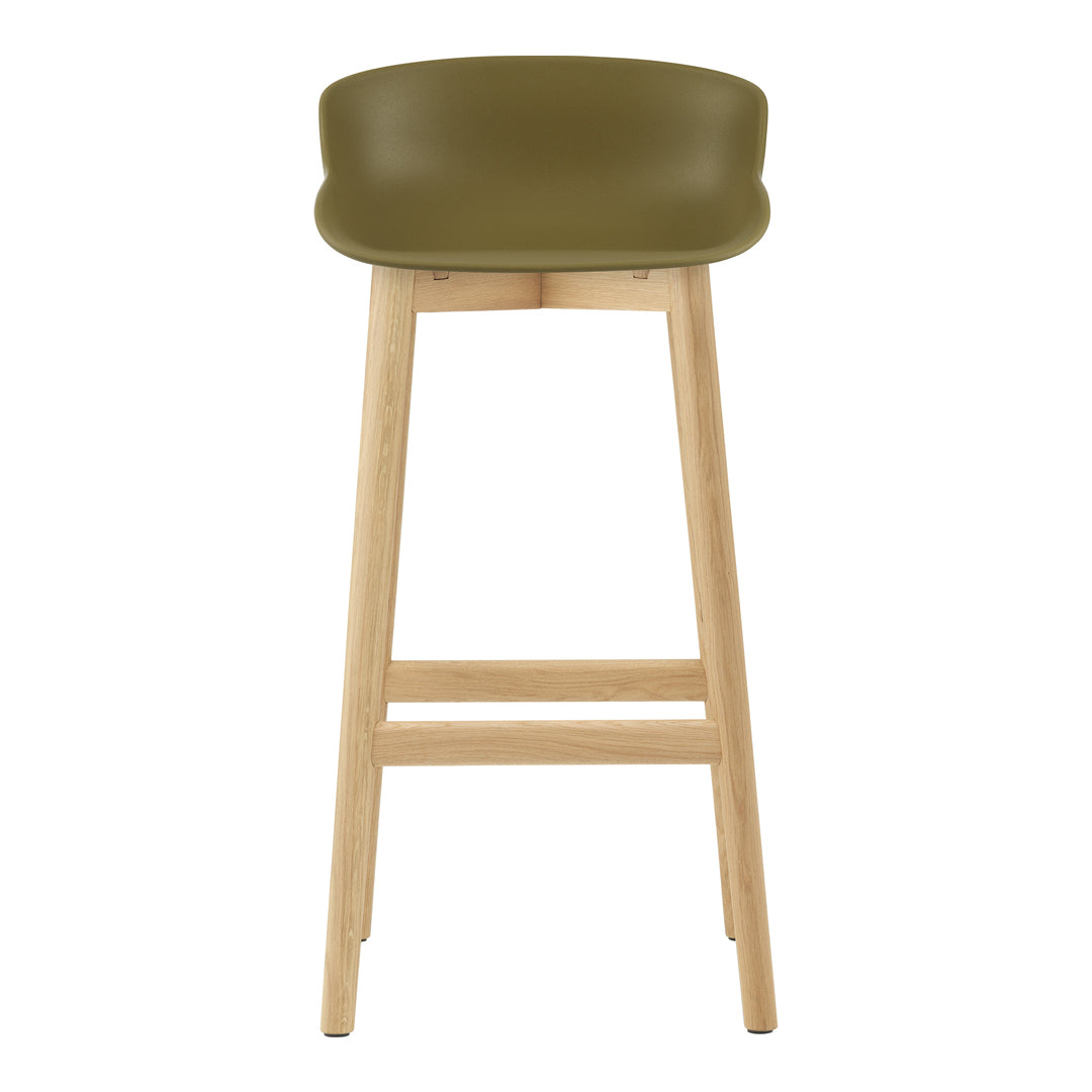 Premium Hyg Bar Stool with Solid Wood Base - Modern Kitchen Island & Home Bar Seating - Perfect for Dining, Entertaining & Small Spaces