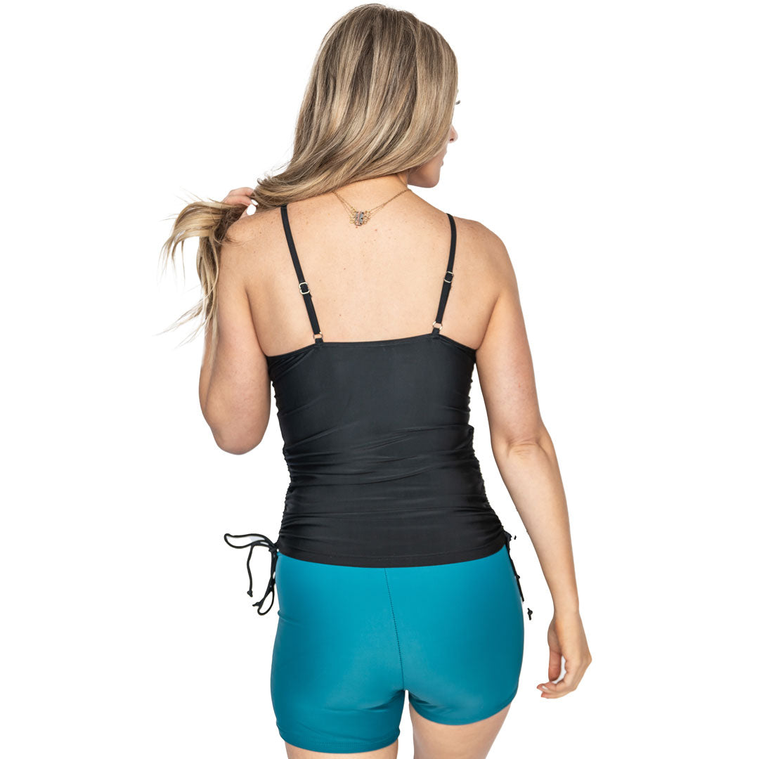 High Neck Long Tankini Top for Women - UPF 50+ Swimwear Cover Up - Perfect for Beach, Pool & Summer Vacations
