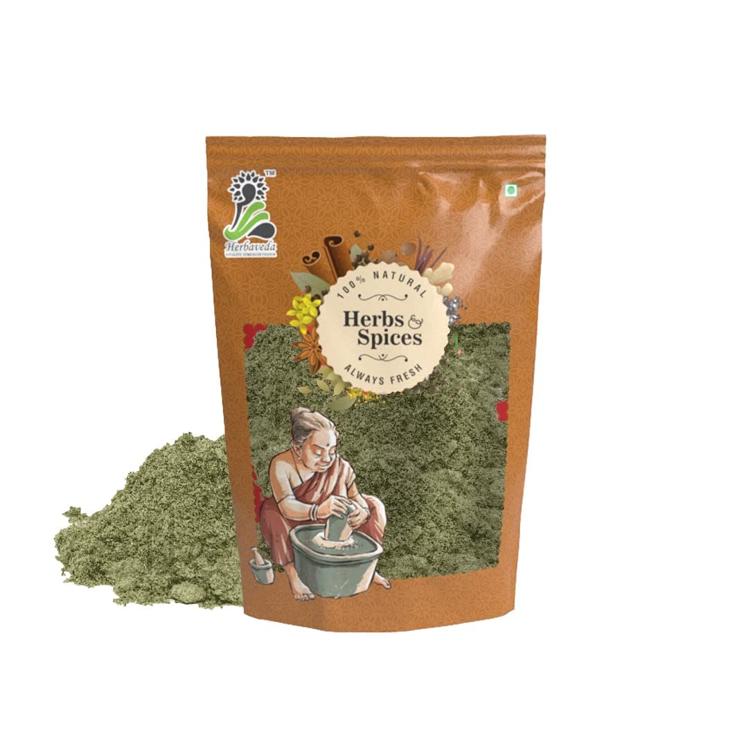 Herbaveda Natural Indigo Powder for Black Hair - 200g | Pure Indigofera Tinctoria | Chemical-Free Hair Dye | Perfect for Gray Coverage & Natural Hair Coloring at Home