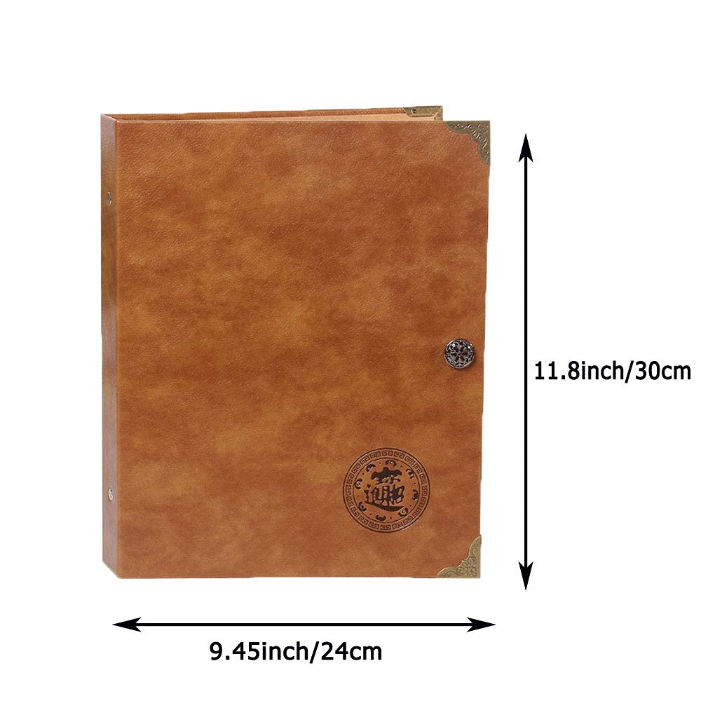 Premium Leather Coin Collection Album with 150 Coin Pockets & 240 Currency Slots - Coin Storage Book for Collectors, Penny Organizer, Money Holder - Perfect for Coin Shows, Home Display & Numismatic Enthusiasts