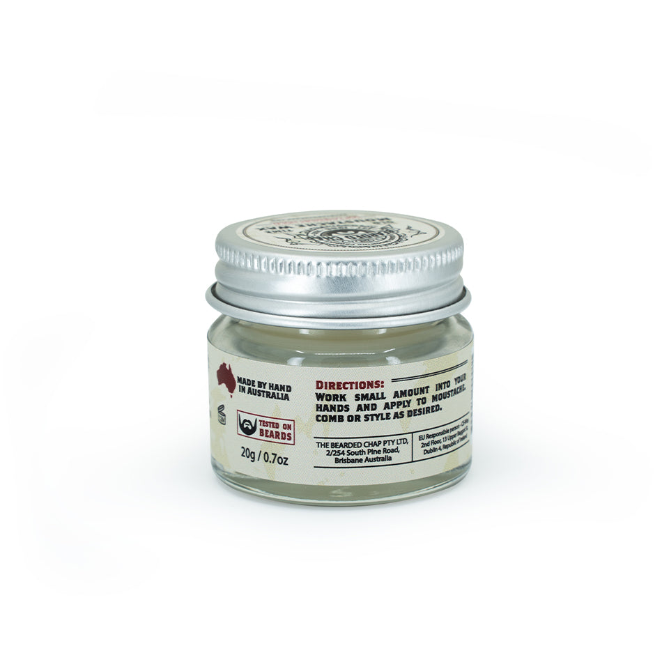 Old Time Soft to Medium Hold Mustache Wax for Men - Natural Grooming & Styling for Beards & Facial Hair - Perfect for Daily Use, Special Occasions & Professional Styling