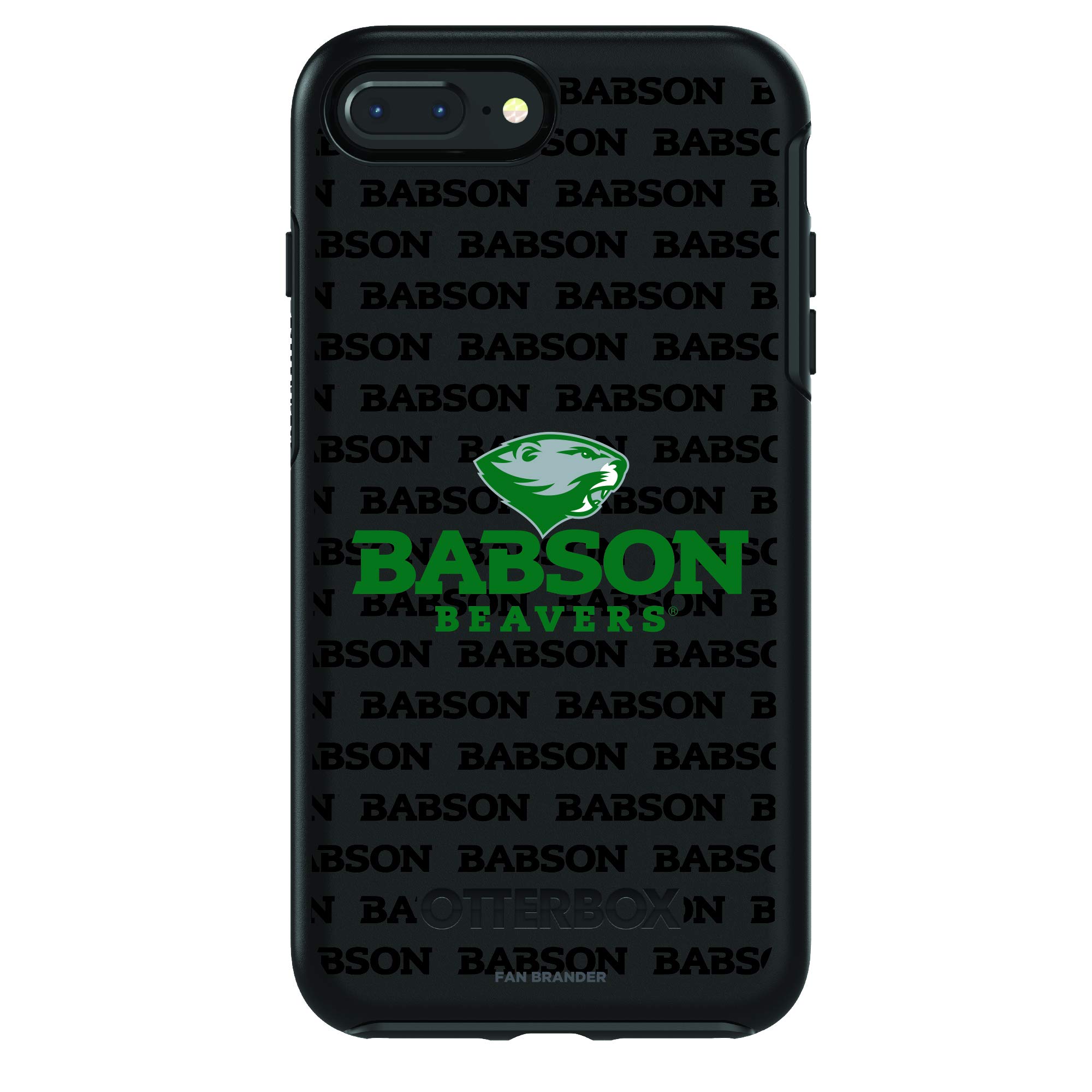 NCAA OtterBox Symmetry Case for iPhone - Repeating Wordmark Design - Perfect for Fans & Daily Use