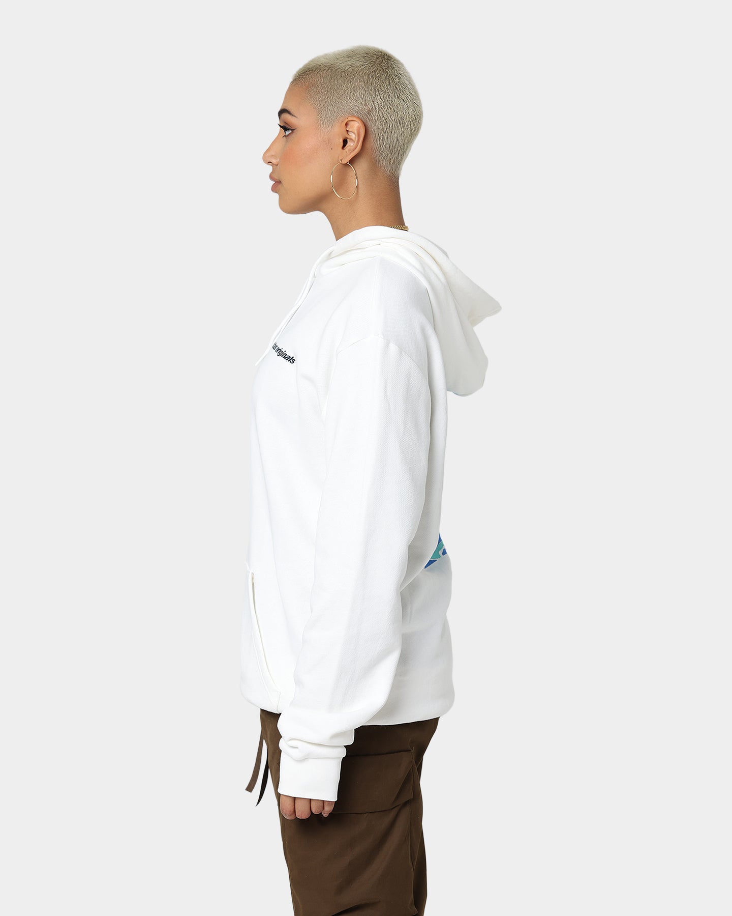 Adidas Yung Z Hoodie for Men - Core White Pullover Sweatshirt | Casual Streetwear for Everyday Comfort & Style