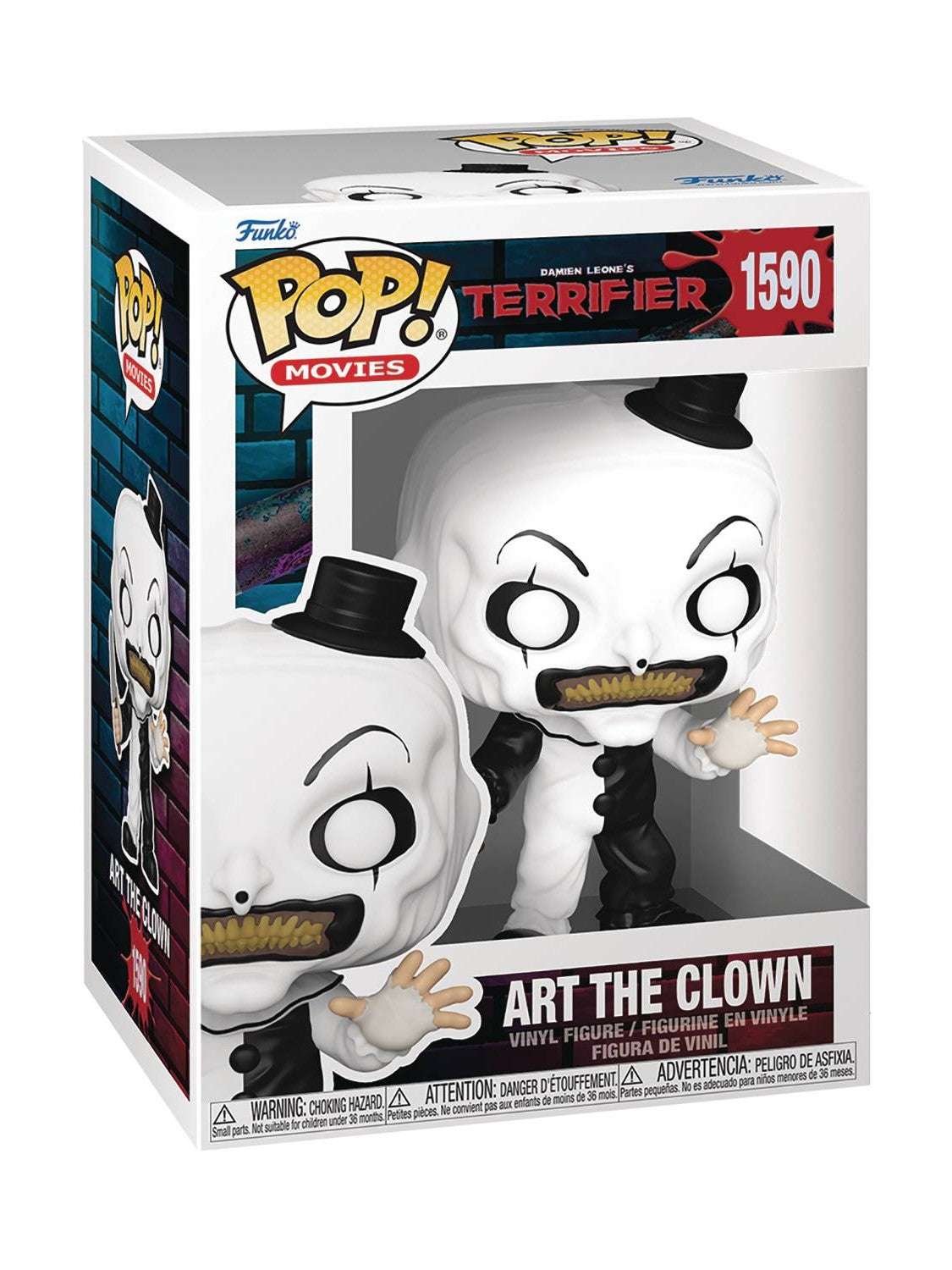 Terrifier: Art the Clown Horror Movie DVD - Scary Clown Film for Halloween Parties & Thriller Movie Nights