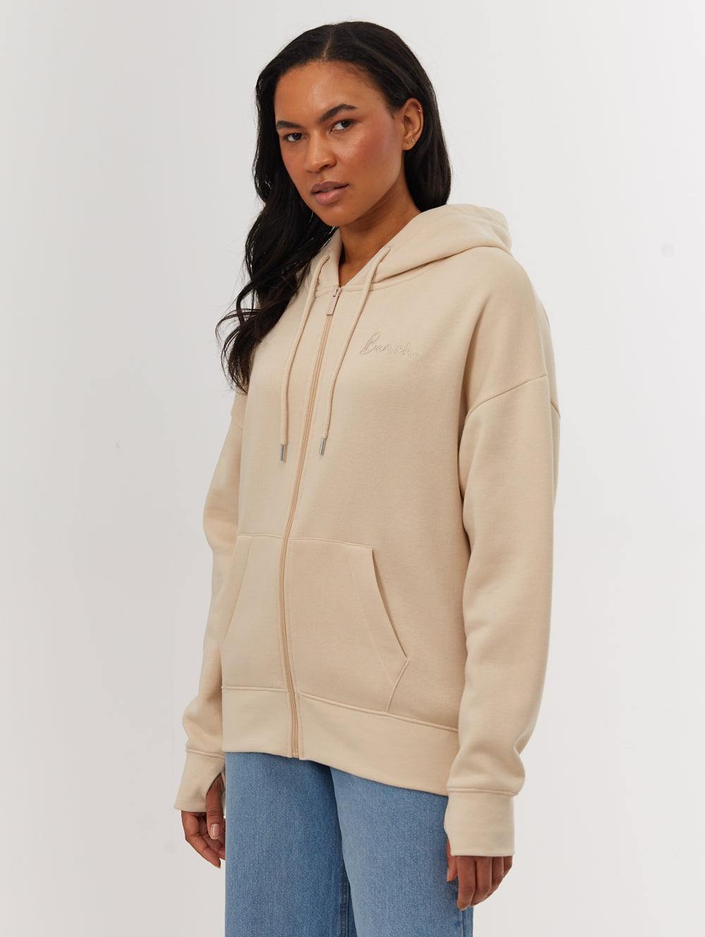 Naos Oversized Zip Up Hoodie for Men & Women - Cozy Fleece Pullover with Front Pockets - Perfect for Casual Wear, Gym, and Outdoor Activities