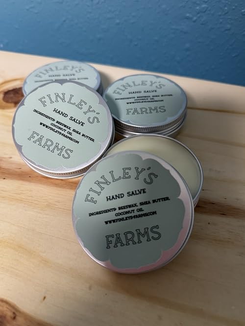 Organic Beeswax Hand Salve with Lavender - Moisturizing & Healing Dry Cracked Hands - Perfect for Winter Care, Gardening & Outdoor Activities