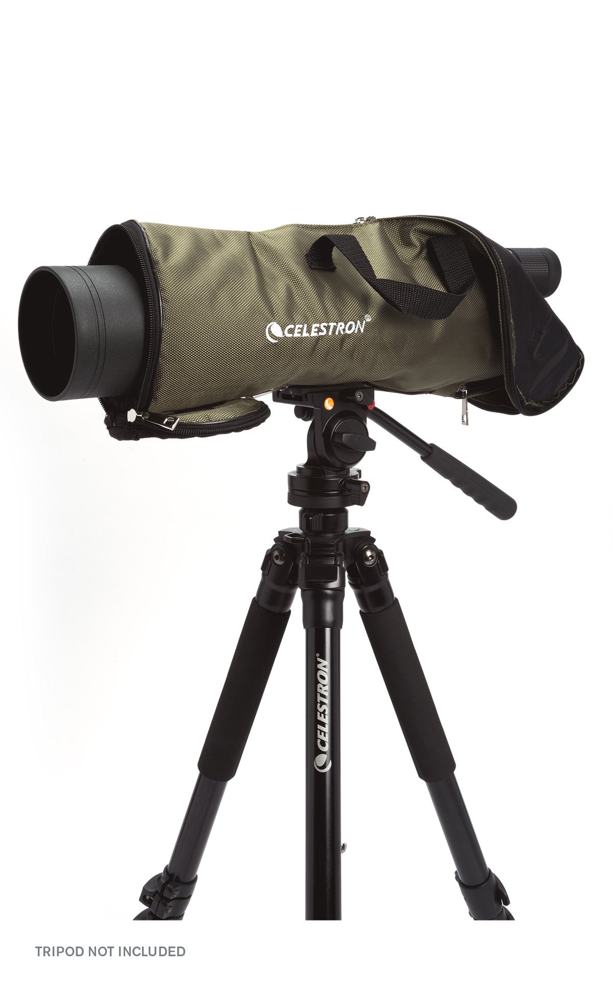 TrailSeeker 20-60x80 Straight Zoom Spotting Scope for Hunting, Bird Watching & Outdoor Adventures - High Power Magnification for Long Range Viewing