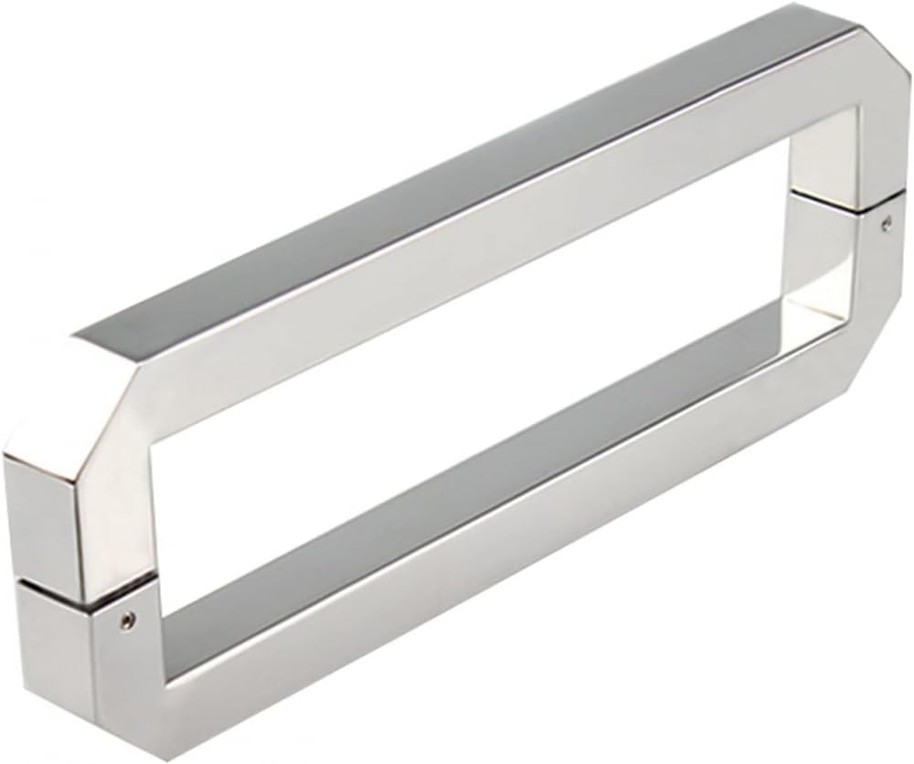 Stainless Steel Shower Door Handle for Glass Doors - 450mm Sliding Bathroom Hardware Accessory - Perfect for Modern Home & Hotel Bathroom Renovations