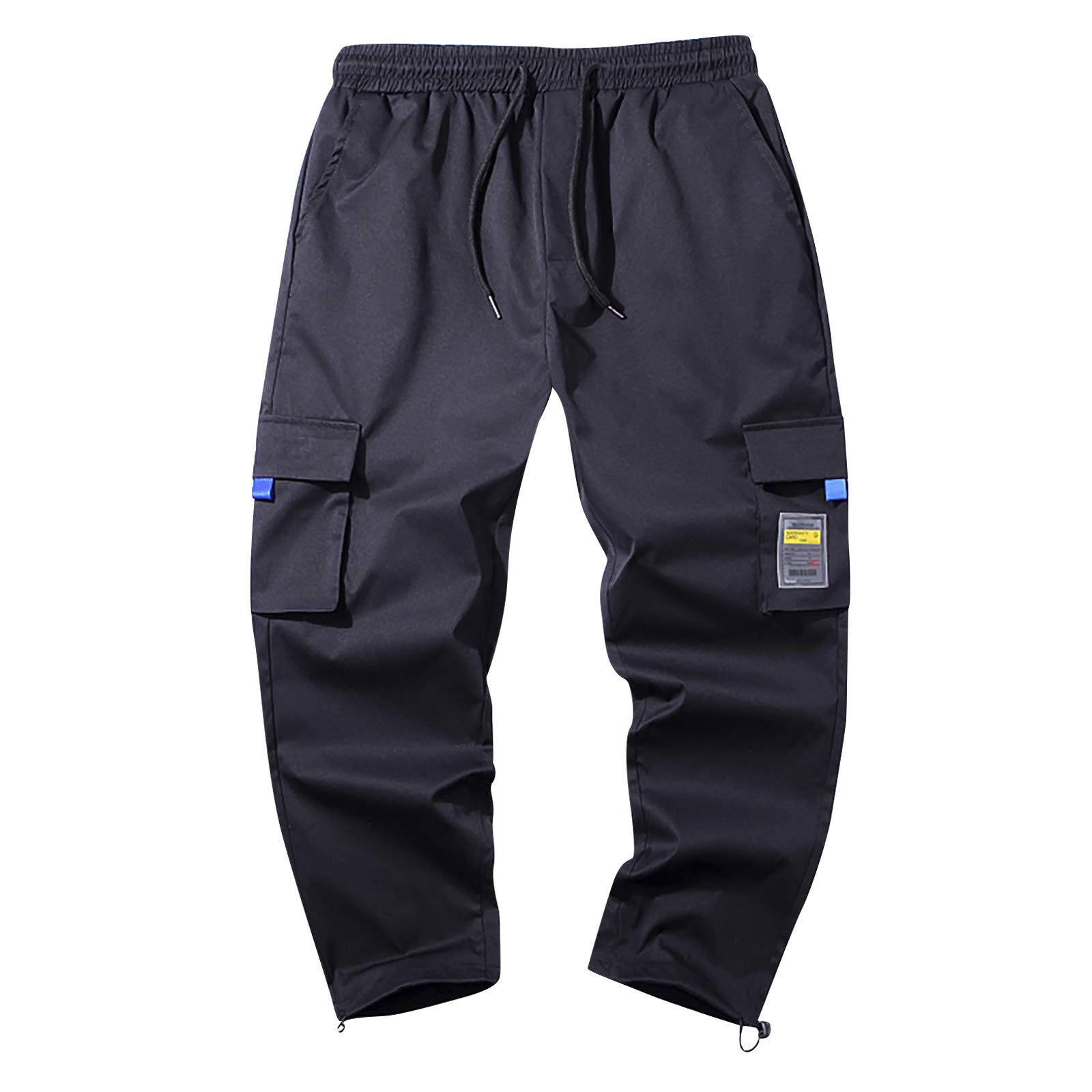 JUNGE 2021 Men's Cargo Sweatpants with Pockets - Comfortable Joggers & Track Pants for Casual Wear, Workout, and Outdoor Activities | Perfect for Gym, Running, and Everyday Use