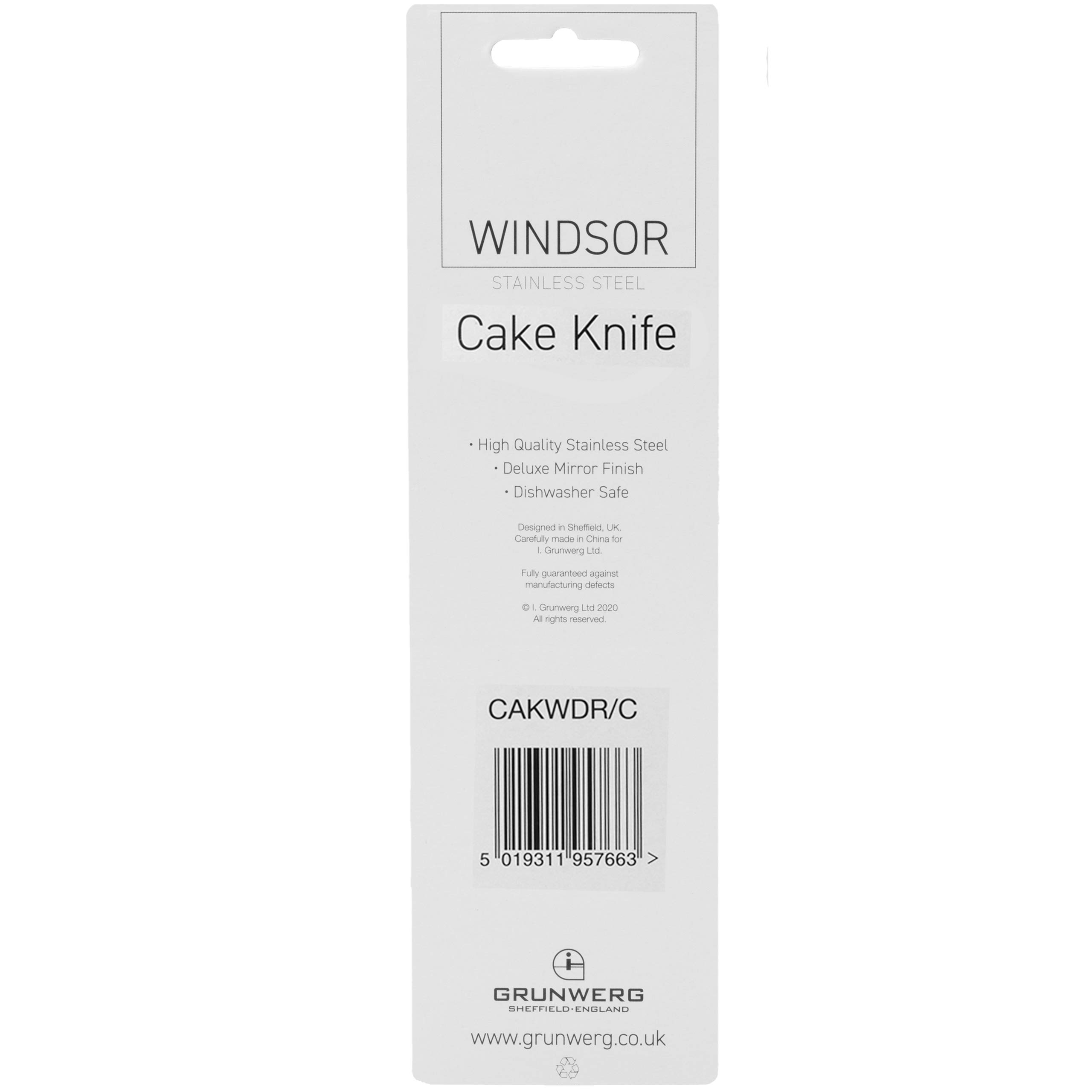 CAKWDR/C Stainless Steel Cake Knife - Professional Baking Tool for Wedding, Birthday & Party Cakes
