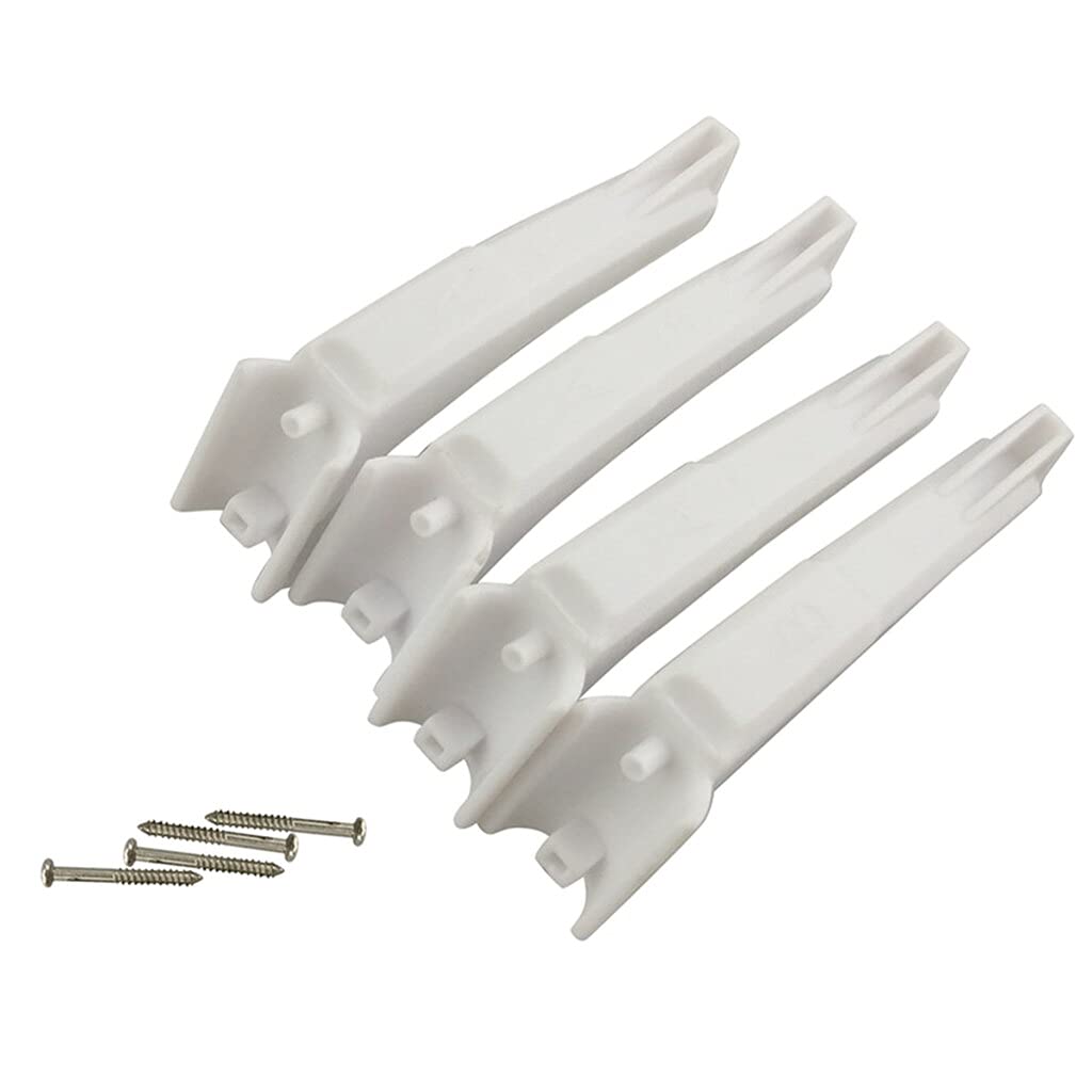 Upgrade Tripod Landing Gear Replacement for Hubsan X4 H502S H502E Drone - 4-Piece Set (White) - Perfect for Aerial Photography & Drone Stability