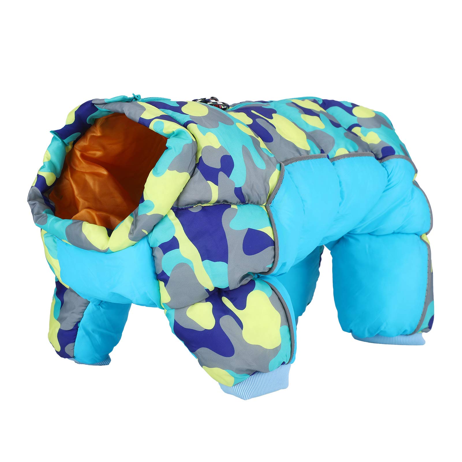 Warm Camouflage Dog Coat - Thick Cotton Pet Jumpsuit for Puppies (Size 10#) - Winter Outdoor Wear