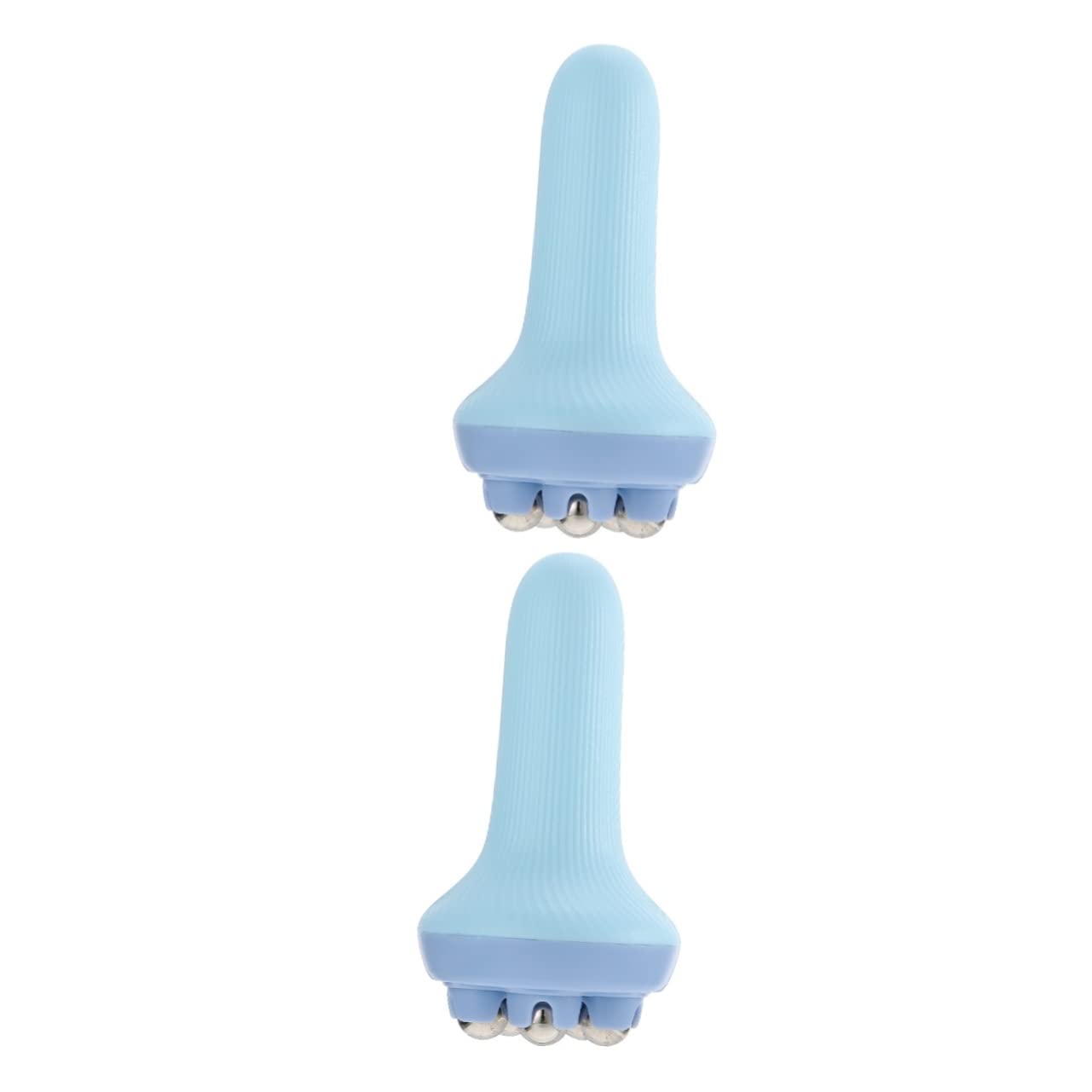 Minkissy 2-Pack Massage Rollers - Hand & Body Percussion Massager with Derma Roller for Muscle Relaxation, Back Pain Relief - Perfect for Home, Gym & Spa Use