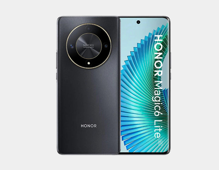 Honor Magic6 Lite 5G Smartphone - 256GB ROM 8GB RAM, Dual SIM GSM Unlocked (Black) - Perfect for Travel, Business & High-Performance Mobile Gaming