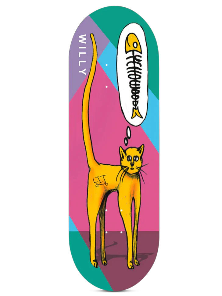 Yellowood Fingerboard Deck - Professional Mini Skateboard for Tricks & Stunts - Perfect for Skaters & Collectors - Use at Home, Office, or On-The-Go