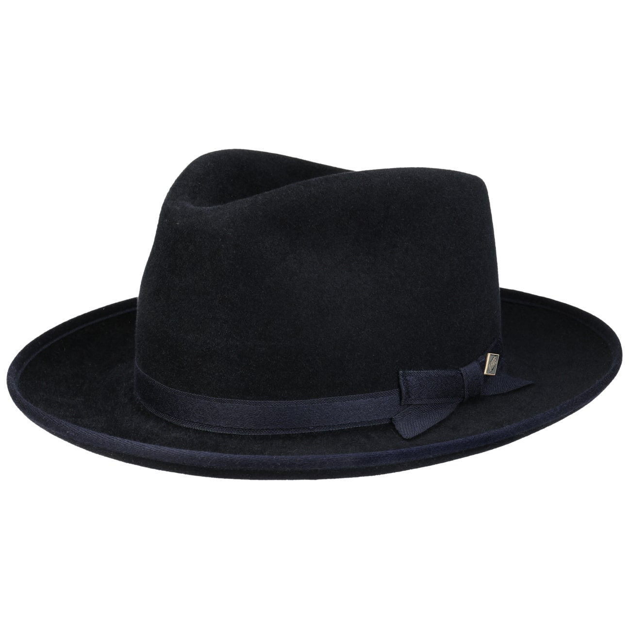 Premium Banded Edge Fedora Hat by JJ Hats - Classic Wool Felt Dress Hat for Men & Women - Perfect for Weddings, Parties, and Vintage Fashion Outfits