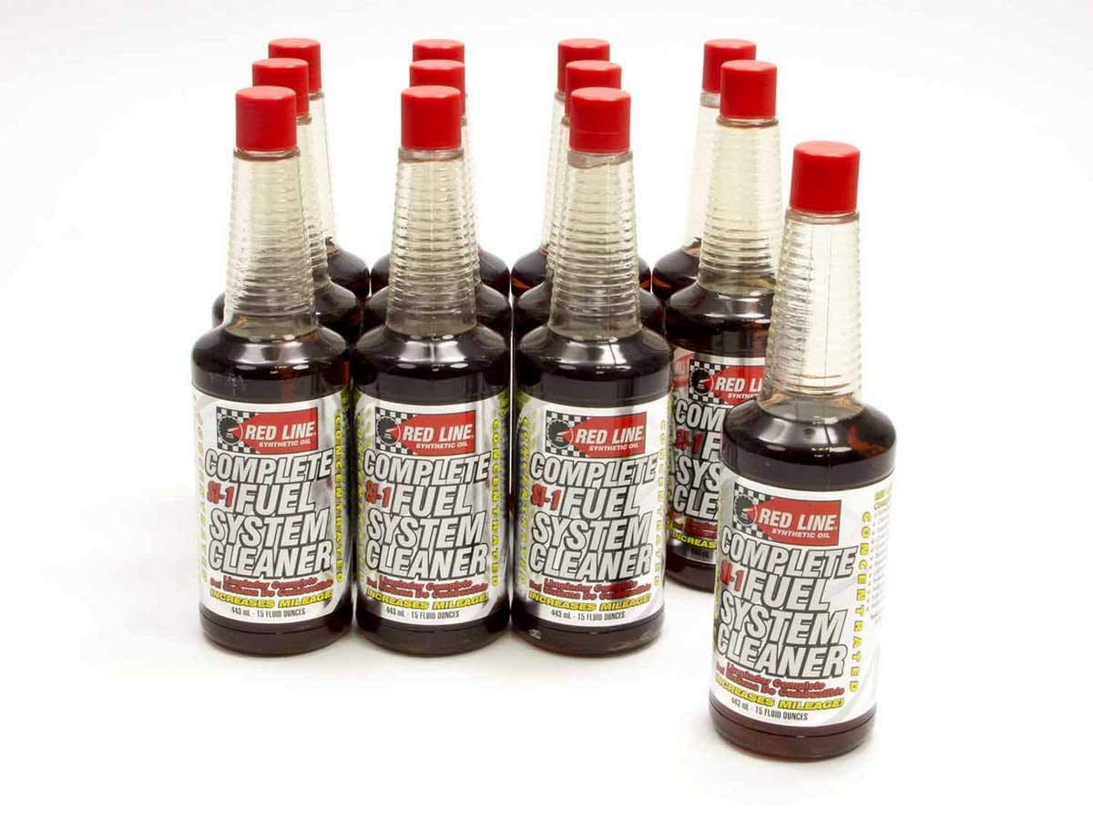 Red Line 60103-12PK Complete SI-1 Fuel System Cleaner - Gas & Injector Additive Treatment (12 Pack Case) | Improves MPG, Reduces Emissions & Restores Engine Performance for Cars, Trucks & SUVs