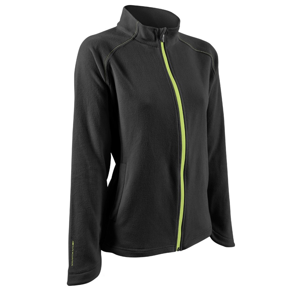 Women's Fleece Zip Golf Jacket - Warm & Stylish for Outdoor Play