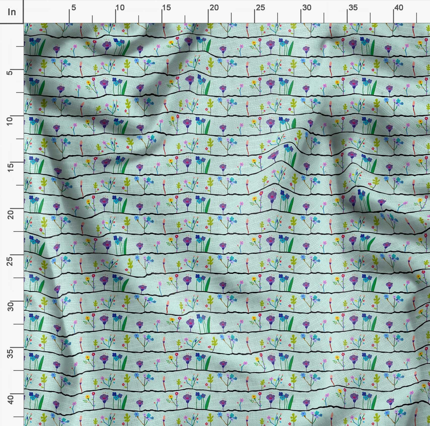 Soimoi Moss Green Georgette Fabric by The Yard - 42 Inch Wide - Artistic Leaf & Floral Printed Fabric for Dresses, Scarves & DIY Fashion Projects - Elegant & Trendy Material for Sewing & Crafting