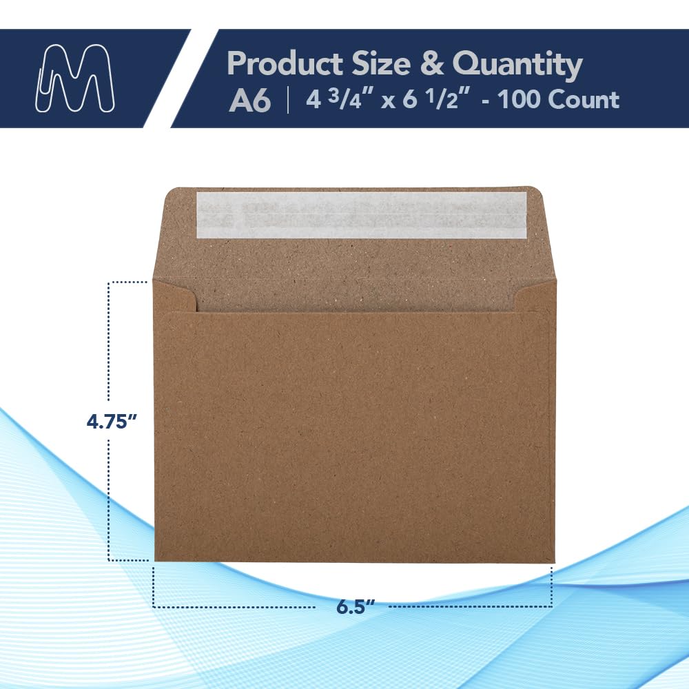 MOS A6 Invitation Envelopes – 4-3/4