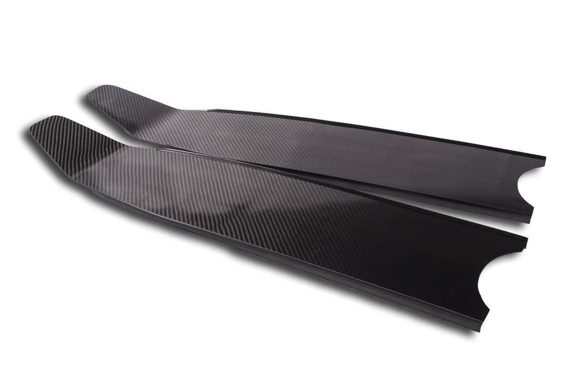 Premium Pure Carbon Fiber Freediving Fins for Spearfishing & Scuba Diving - Lightweight High-Performance Swim Fins for Underwater Hunting & Ocean Exploration
