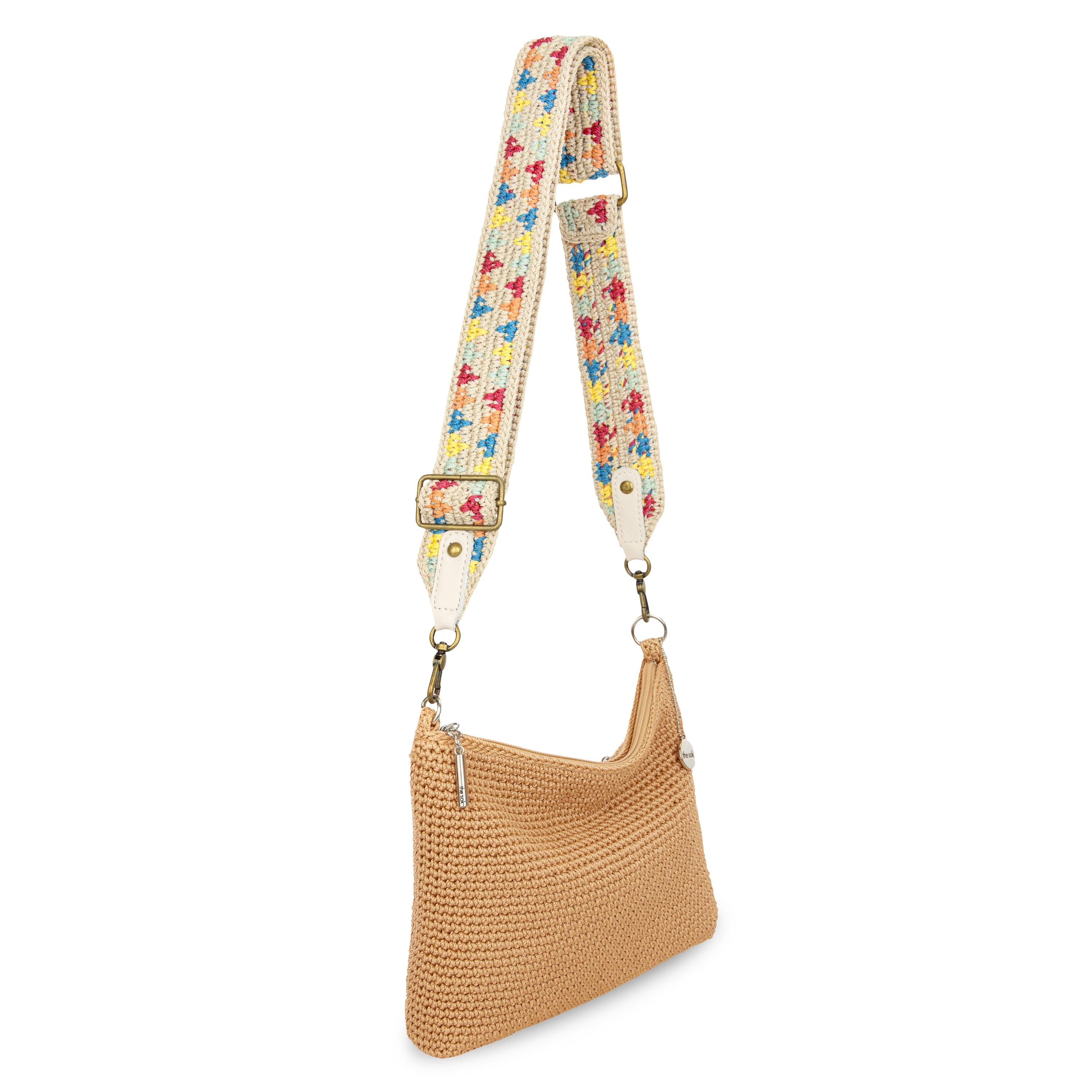Handmade Crochet Crossbody Bag Strap - Adjustable & Stylish for Women, Perfect for Everyday Use, Shopping, and Travel Accessories