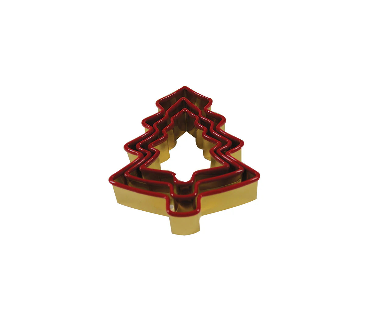 Christmas Tree Cookie Cutter Set - 3 Piece Stainless Steel Holiday Baking Decorations Kit for Xmas Cookies, Gingerbread, Sugar Cookies - Perfect for Holiday Baking, Party Treats & DIY Christmas Gifts