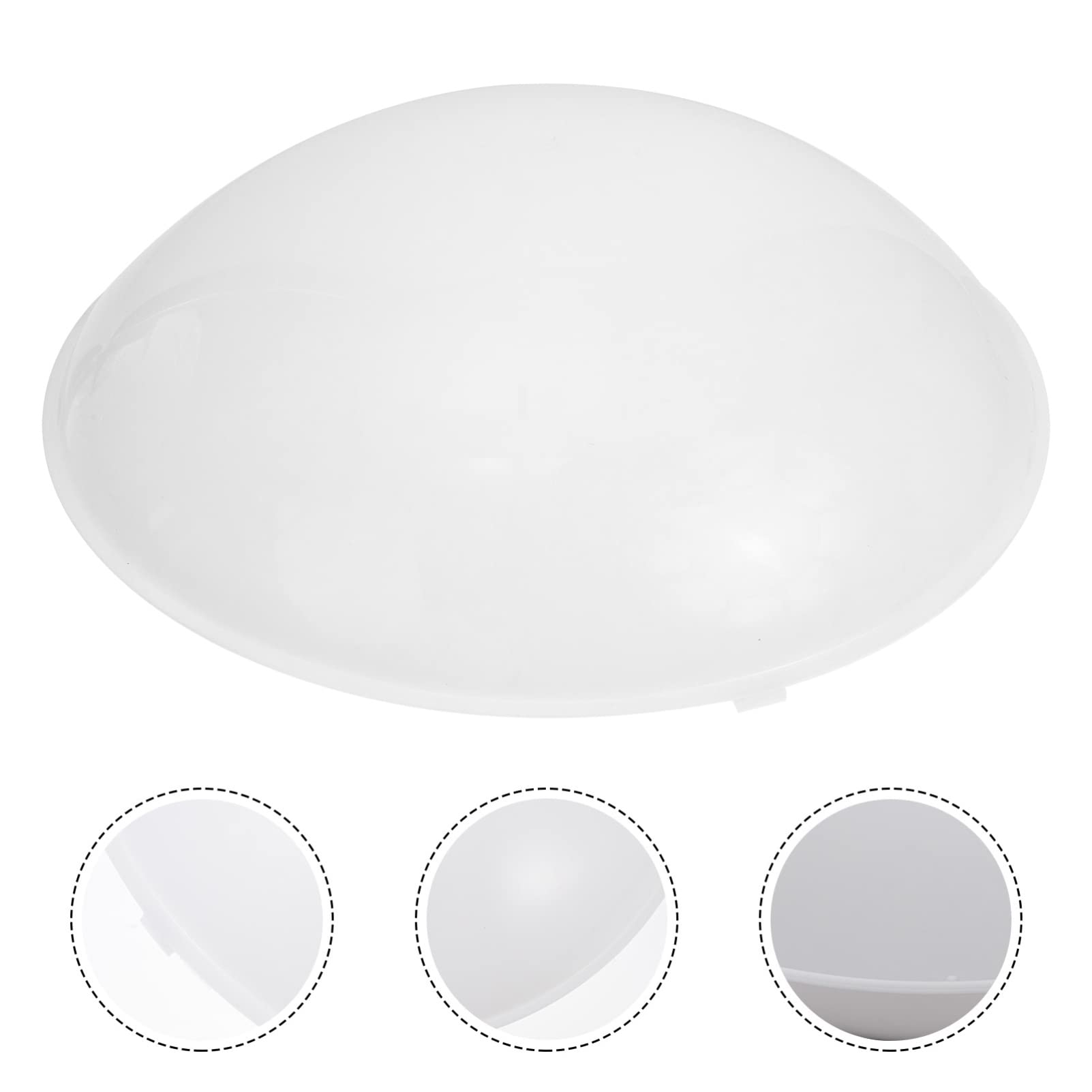 2-Pack Fire Retardant Plastic Lamp Shades - Ceiling & Floor Light Covers, Flame Resistant & Durable for Home, Office, and Bedroom Lighting Decor