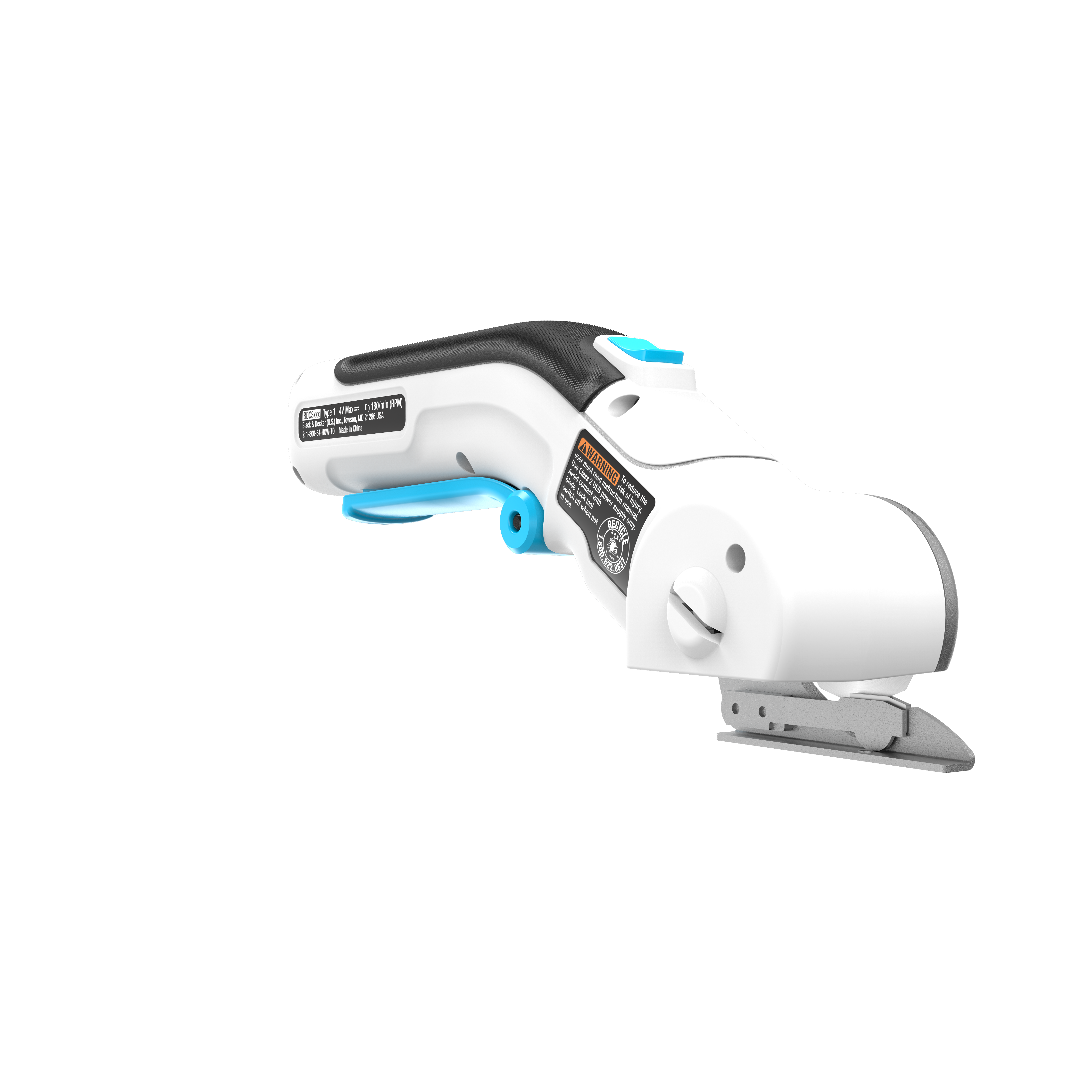 4V MAX* USB Rechargeable Cordless Rotary Cutter - Perfect for Fabric Cutting, DIY Crafts & Home Sewing Projects