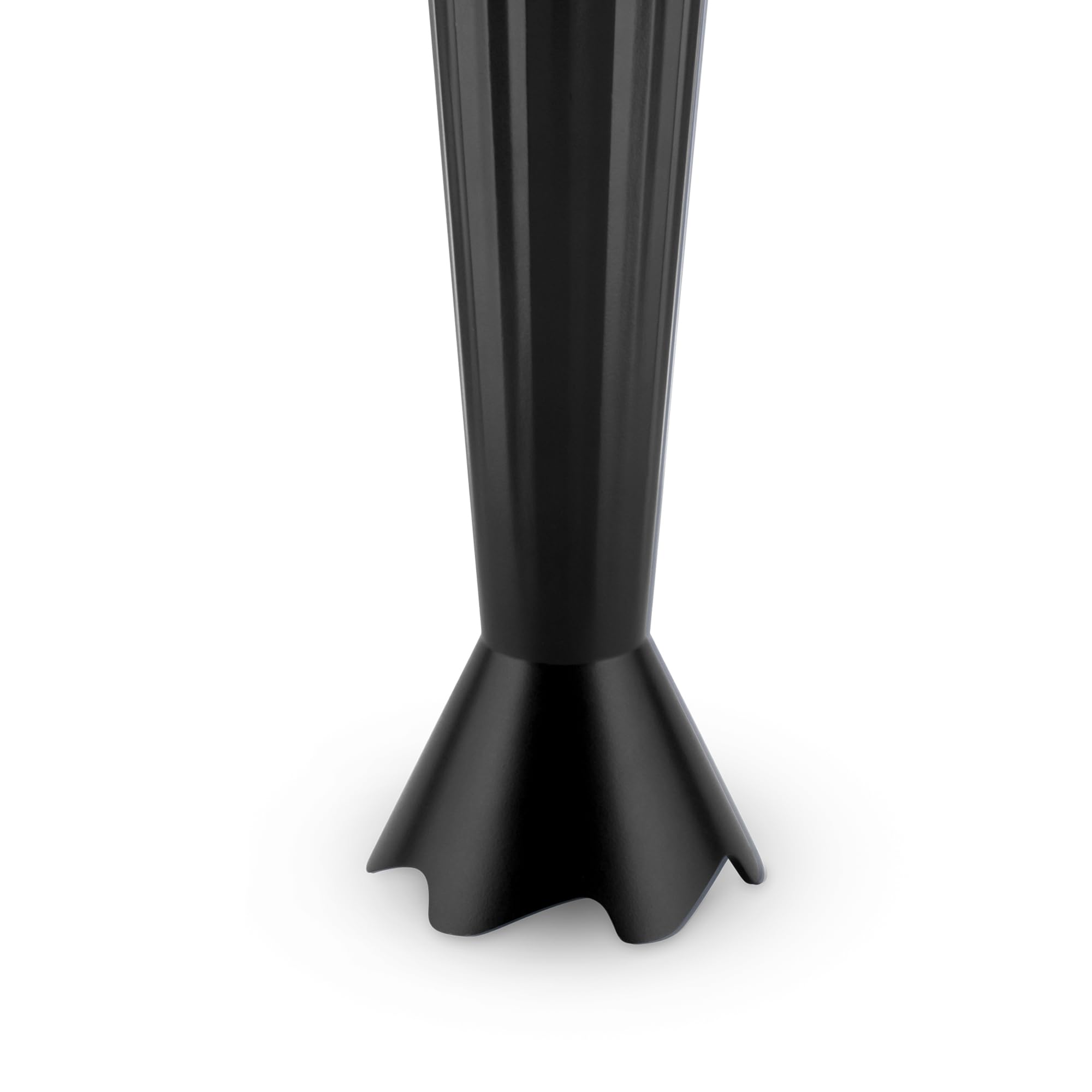 Alessi Plissé MDL10SB/US - 200W Hand Blender with Measuring Jug, Whisk & Chopper - Black Thermoplastic Resin - US Plug - Perfect for Smoothies, Soups & Baby Food Preparation