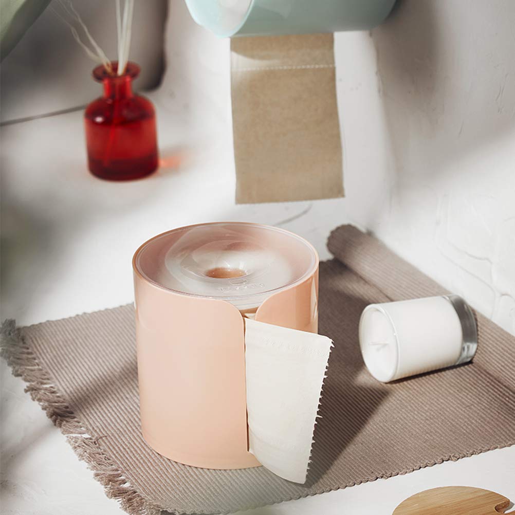 Stainless Steel Kitchen Paper Towel Holder - Wall Mount No Drilling, Pink - Home & Bathroom Decor for Bedroom, Restaurant, Toilet - Perfect for Small Spaces & RV Use
