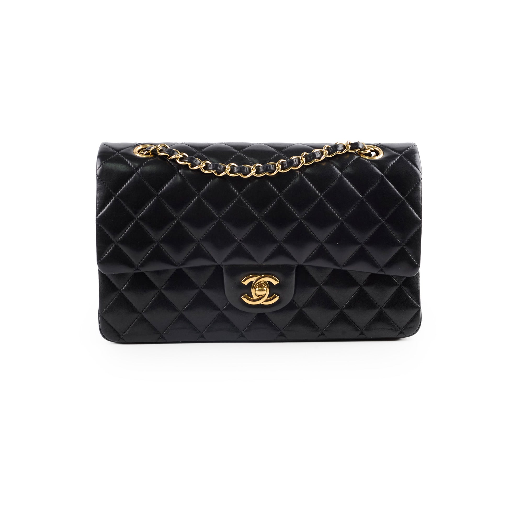 Chanel Medium/Large Double Classic Flap Bag in Black - Luxury Designer Handbag for Women, Perfect for Work, Evening Events & Everyday Use