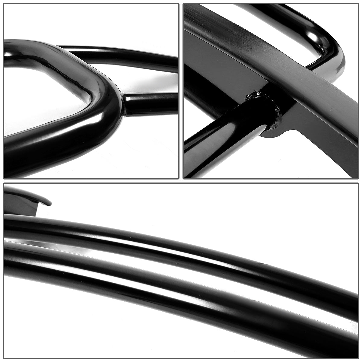 Hummer H3 H3T Factory Style Brush Grille Guard - Heavy Duty Steel Front Bumper with Black Finish | Off-Road Protection & Vehicle Styling Accessory