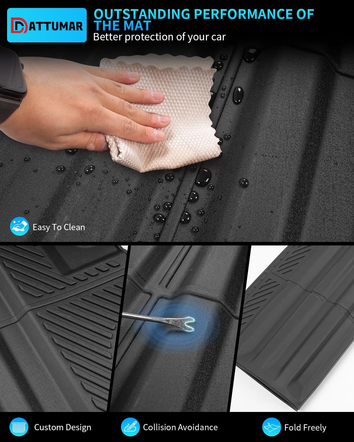 2022-2025 Nissan Frontier 5Ft Truck Bed Mat - Heavy Duty All Weather Bed Liner Accessories | Durable Non-Slip Protection for Cargo, Tools & Equipment | Perfect for Work, Camping & Off-Road Adventures