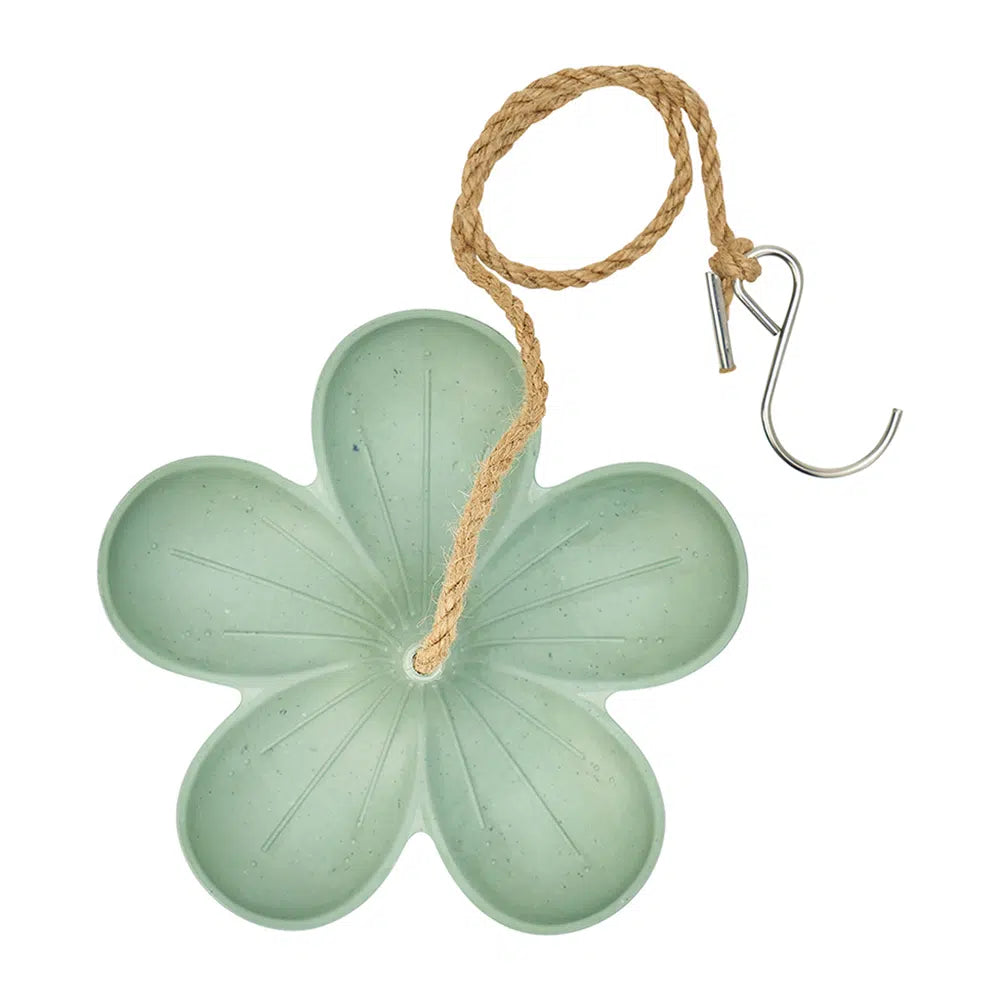 Annabel Trends Eco-Friendly Bamboo Bird Feeder - Sage Green Color for Garden, Patio & Backyard - Attract Wild Birds with Sustainable Bird Feeder for Outdoor Use
