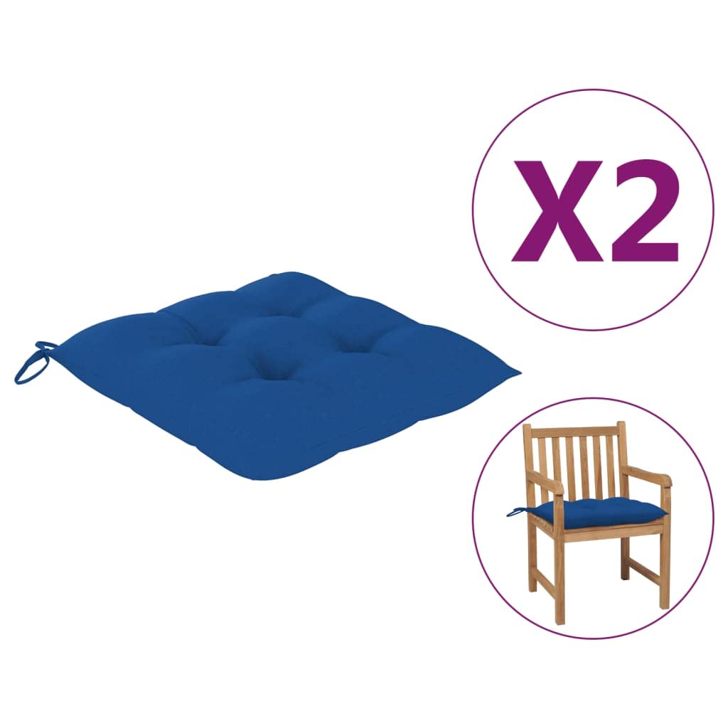 Premium Indoor/Outdoor Chair Cushions Set of 2 - 19.7