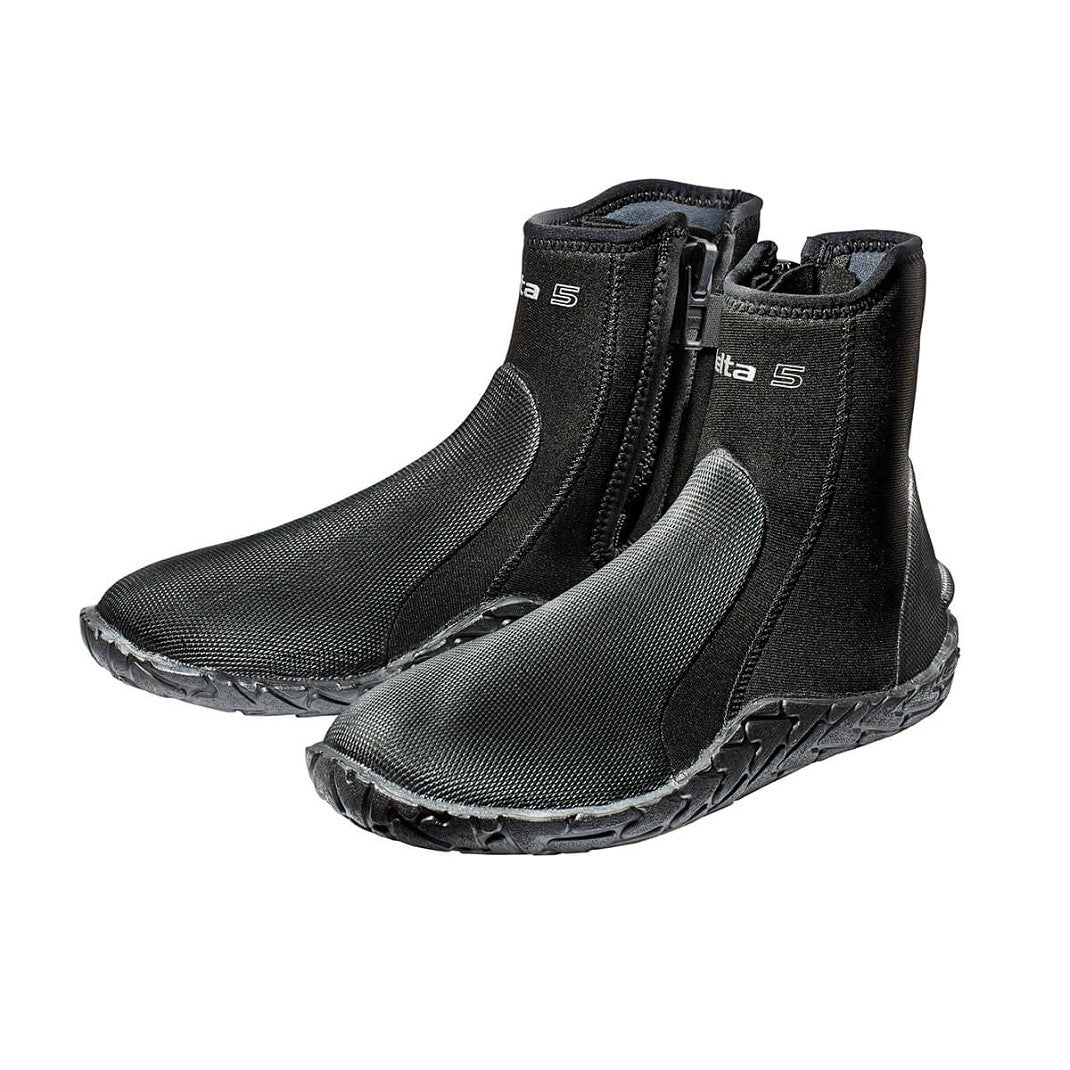 Scubapro Delta 5mm Neoprene Dive Boots for Men & Women - Warm & Comfortable Scuba Diving Footwear for Snorkeling, Spearfishing & Water Sports