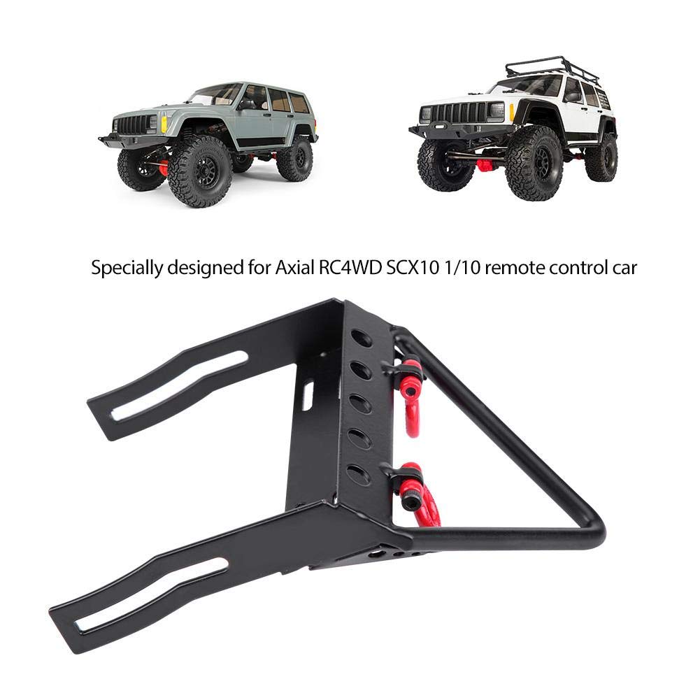 Steel Front Bumper for Axial SCX10 1/10 RC Crawler Car - Heavy Duty Off-Road Protection | Perfect for Rock Crawling & Trail Adventures