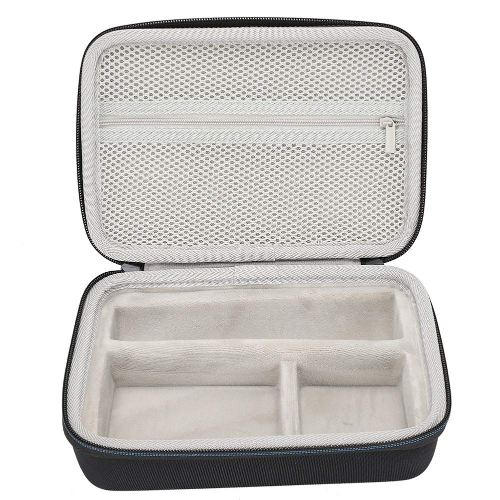Professional Barber Scissor Case & Hairdressing Bag - Black Storage Organizer for Electric Hair Clippers, Cutter Heads, Limit Combs & Chargers (GC-0093) - Perfect for Salon, Barber Shop & Travel Use