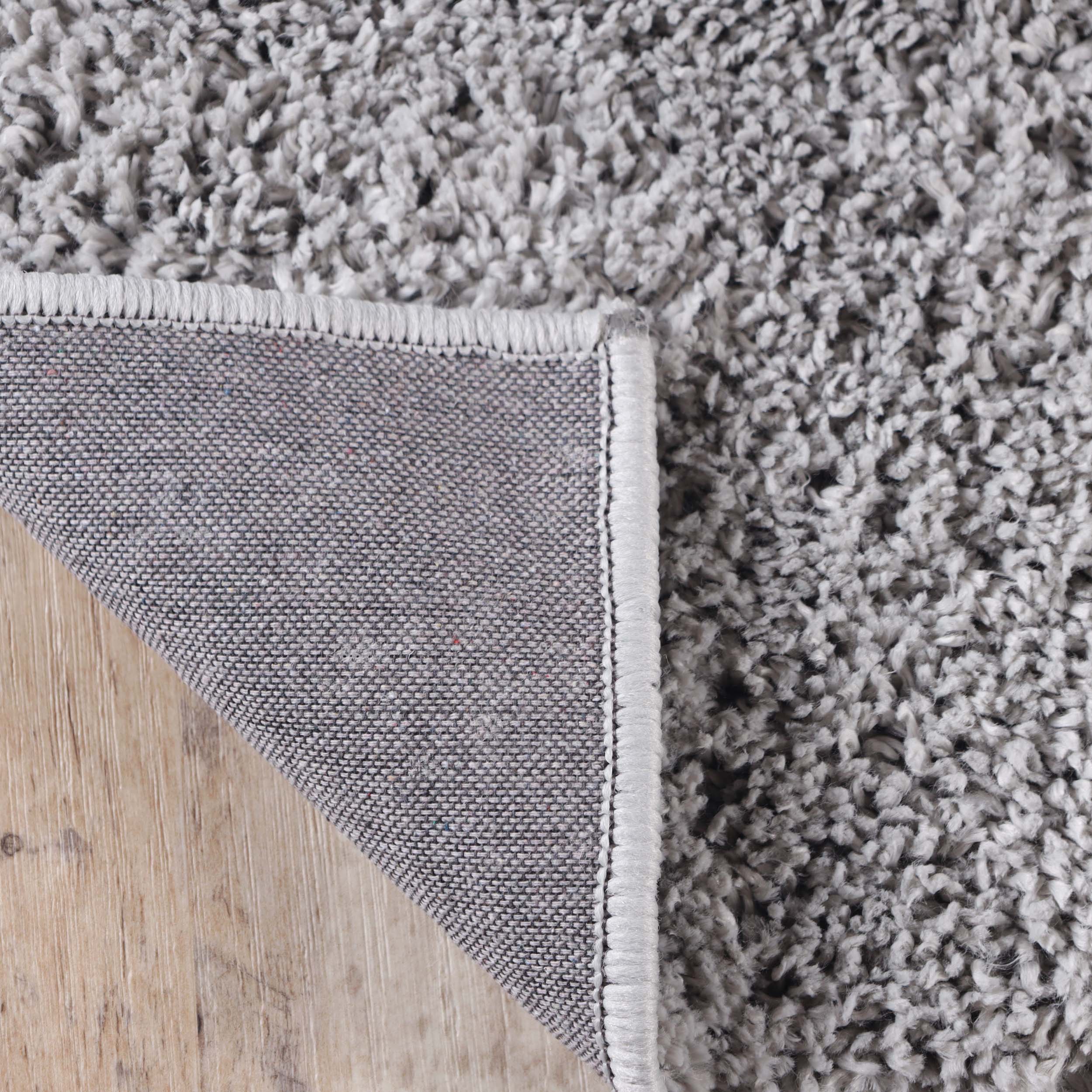 Berlin Solid Indoor Plush Shag Runner Rug - Soft Area Rug for Living Room, Bedroom, Nursery - Non-Slip Comfortable Floor Mat for Home Decor