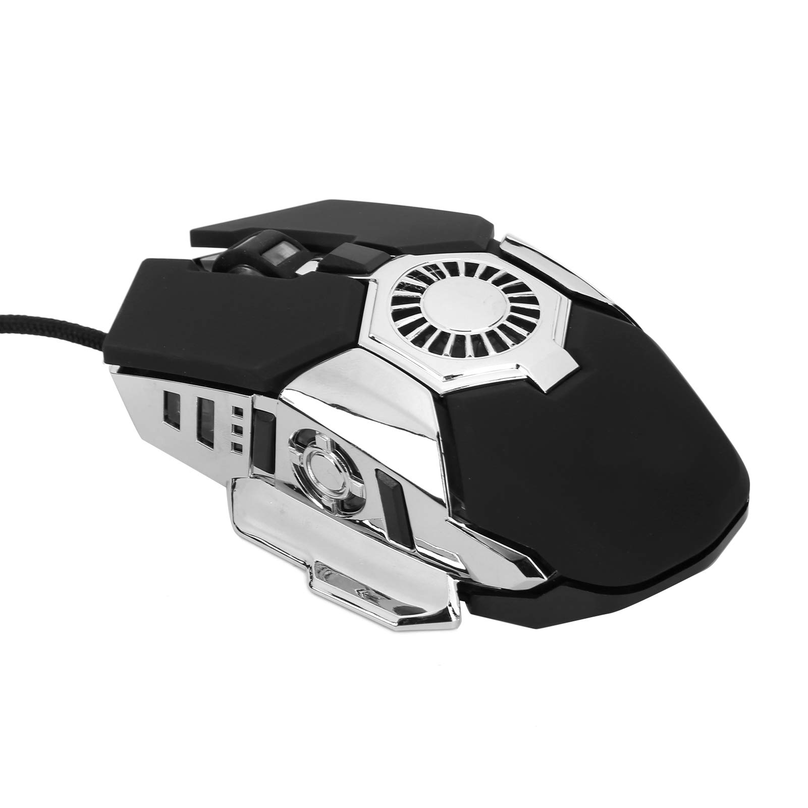 RGB Backlit Gaming Mouse Wired - 6 Buttons 6400DPI USB Optical Computer Mouse for PC Laptop - Ergonomic Design for Pro Gamers & Office Work (Ideal for FPS, MOBA Games & Long Work Sessions)