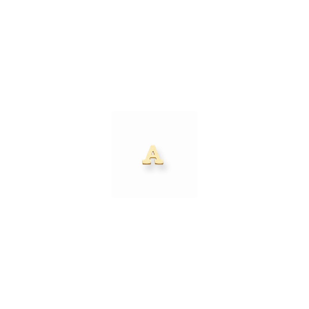 14K Solid Gold Letter A Charm - Elegant Initial Pendant for Necklaces, Bracelets & Jewelry Making - Perfect for Personalized Gifts & Everyday Wear