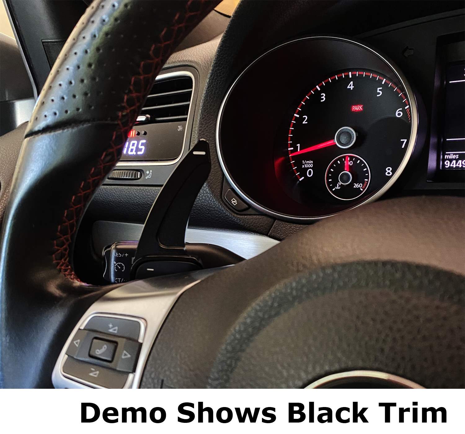 Carbon Fiber Twill Weave Steering Wheel Paddle Shifters for VW MK6 Golf GTI & Jetta - Upgrade Your Driving Experience (Racing, Track Days, Performance Driving)