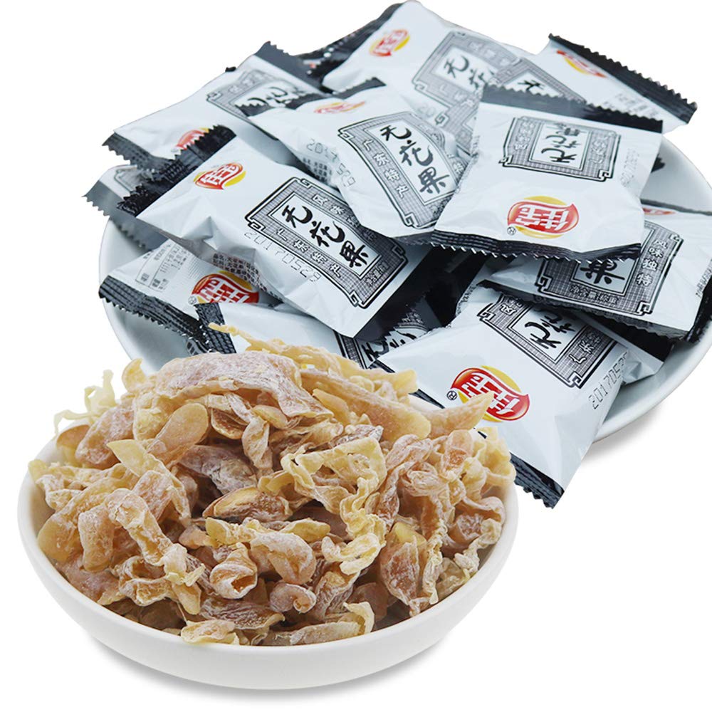 Premium Dried Figs 500g (17.64oz) - Sweet & Tart Natural Preserved Fruit Snacks | Guangdong Specialty | Healthy On-the-Go Snack for Hiking, Office, or School Lunch Box