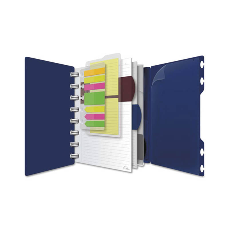 Crossover™ Wide Rule Notebook - 60 Sheets, Navy Blue - Perfect for School, Office & Journaling