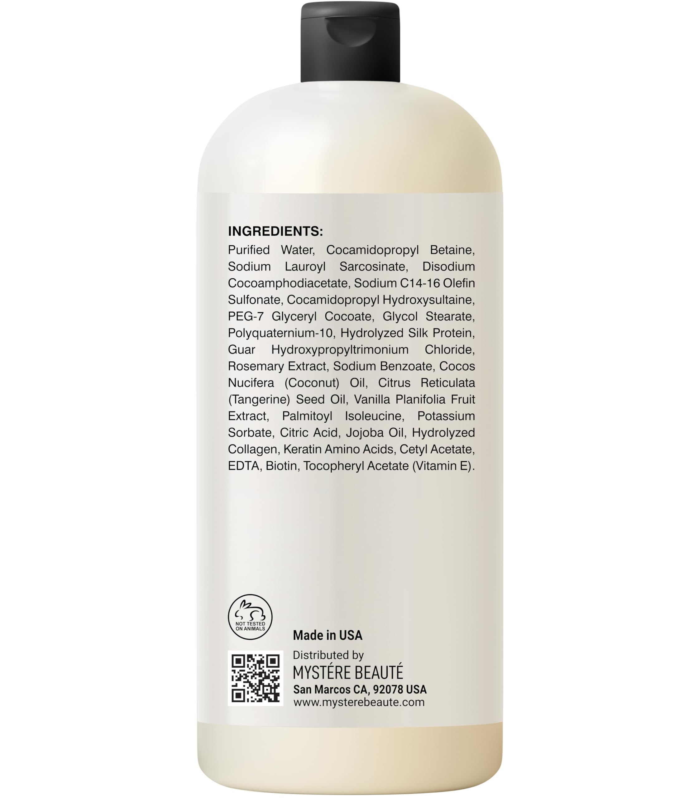 **Sulfate-Free Amino Acid Shampoo with Rosemary Extract & Jojoba Oil – Keratin & Protein Shampoo for Dry, Damaged Hair – Strengthening & Hydrating Formula – 16 fl oz – Ideal for Daily Use & Hair Repair**