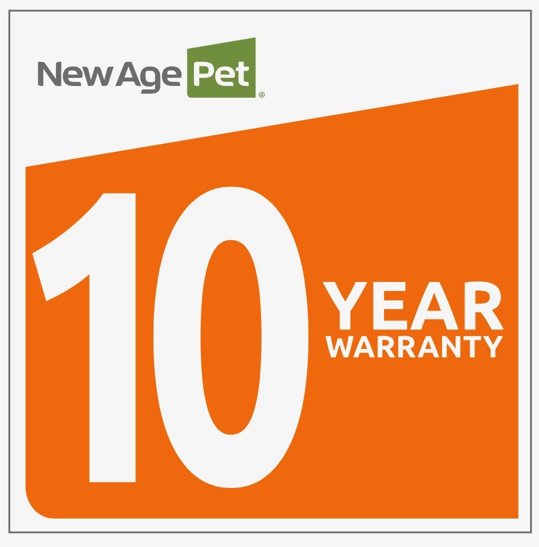 New Age Pet ECOFLEX Dog Crate End Table - Stylish Furniture Pet Crate for Crate Trained Dogs with Stainless Steel Frame & Secure Latch - 10 Year Warranty - Perfect for Living Rooms, Bedrooms & Home Decor