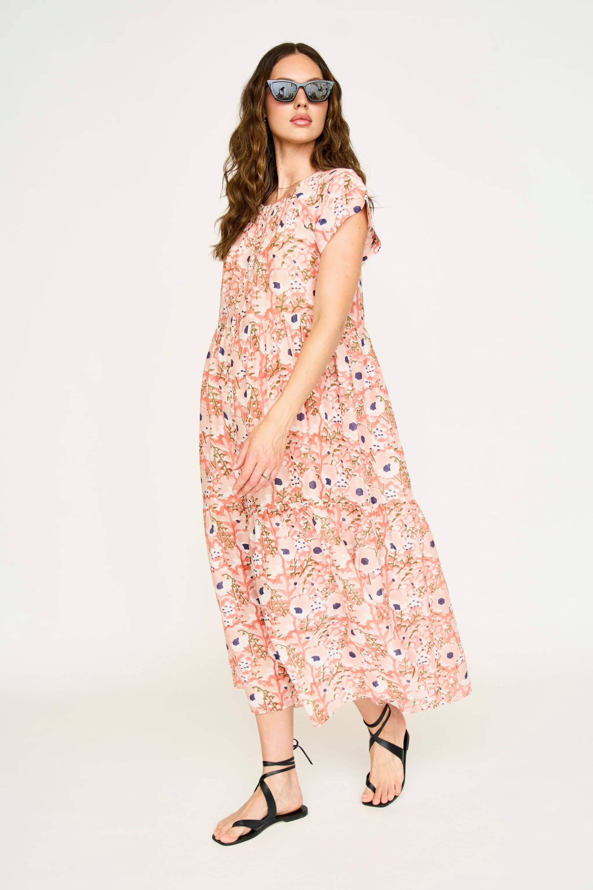 Mirth Vienna Maxi Dress in Primrose - Flowy Summer Dress for Women, Boho Chic Floral Print, Beach Wedding & Vacation Outfit